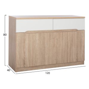 Шкаф Hm2234,02 2 в цвят сонома 120x40x80