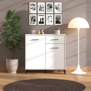 Шкаф Vienne в бял цвят с размери 93x40x90см