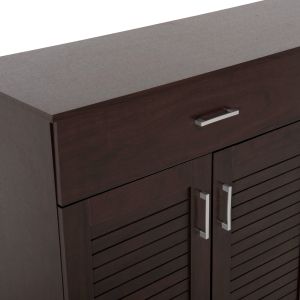 Шкаф за обувки Proby Hm9607,01 меламин цвят венге 120x37,5x121,5hcm