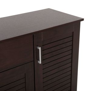 Шкаф за обувки Proby Hm9607,01 меламин цвят венге 120x37,5x121,5hcm