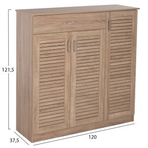 Шкаф за обувки Proby Hm9607,02 меламин цвят сонома 120x37,5x121,5hcm