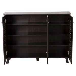 Шкаф за обувки Prody Hm9610,01 меламин цвят венге 115x34x89hcm