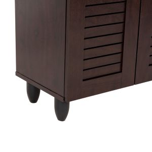Шкаф за обувки Prolly Hm9608,01 меламин цвят венге 60x34x88h Cm