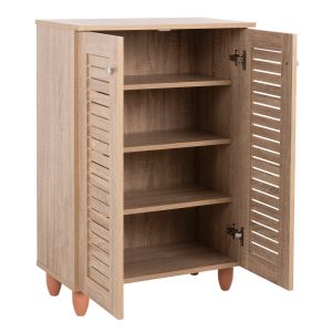 Шкаф за обувки Prolly Hm9608,02 меламин цвят сонома 60x34x88hcm