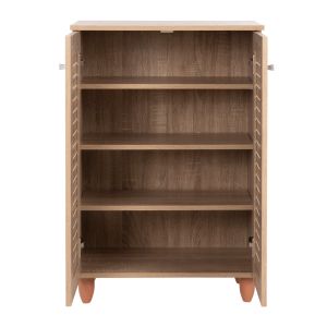Шкаф за обувки Prolly Hm9608,02 меламин цвят сонома 60x34x88hcm