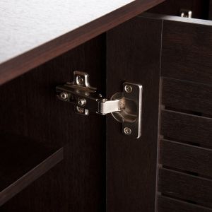 Shoe cabinet Prolly Hm9609,01 melamine wenge color 87x32x88hcm