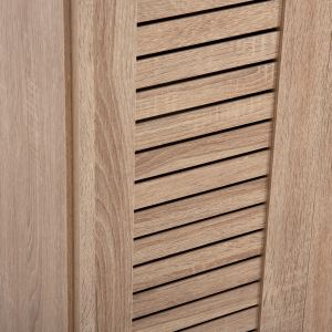 Shoe cabinet Prolly Hm9609,02 melamine sonoma color 87x32x88hcm