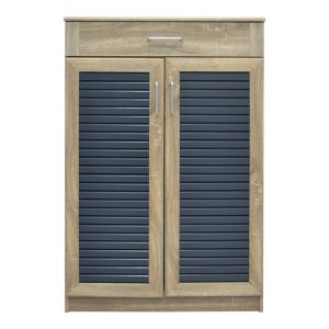 Shoe cabinet Sante 20 pairs Sonoma - dark gray color 80x37x123cm