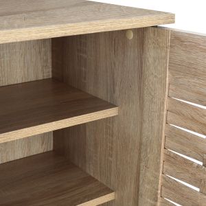 Шкаф за обувки Wooden 4 Doors Hm2210,02 Sonama 77x34x123 Hm2210,02