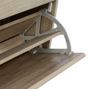 Shoe cabinet Wooden Hm2221,02 Sonama 3places 62x24x110 Hm2221,02