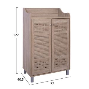Shoe cabinet Wooden Hm2230,02 Sonama 77x40x121 Hm2230,02