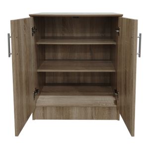 Shoe cabinet for 6 pairs Souken in Sonoma color 60x40x80cm