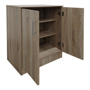 Shoe cabinet for 6 pairs Souken in Sonoma color 60x40x80cm