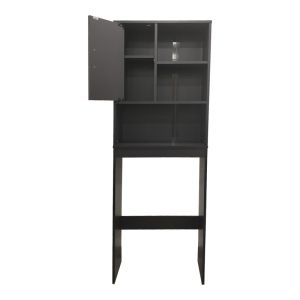 Шкаф за пералня Tazien в антрацитен цвят 60x24x168.5 см
