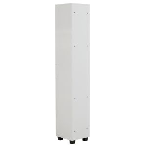 Ademia melamine column cabinet in white Hm9124.11