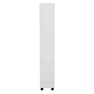 Ademia melamine column cabinet in white Hm9124.11