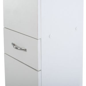 Ademia melamine column cabinet in white Hm9124.11