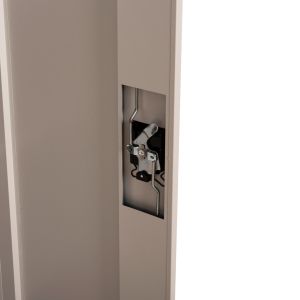 Metal cabinet Duron Hm5959,11 2-lever with 5 storage compartments light gray 90x40x180cm