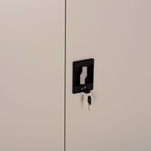 Metal cabinet Duron Hm5959,11 2-lever with 5 storage compartments light gray 90x40x180cm