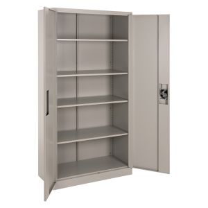 Metal cabinet Duron Hm5959,11 2-lever with 5 storage compartments light gray 90x40x180cm