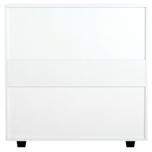 Cabinet with 4 drawers, white melamine Hm8996,03