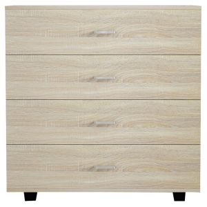Cabinet with 4 drawers sonoma melamine Hm8996,01