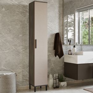 Cabinet-column Aurelius anthracite-mocha 29.5x29.5x183.6cm