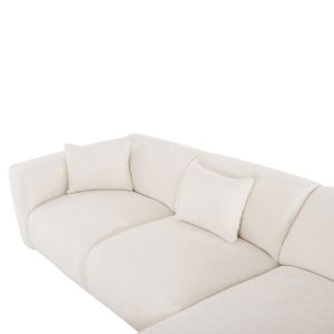 Corner (right) sofa Bricken Hm3275,02r white Damask110-282x98-160x72hcm