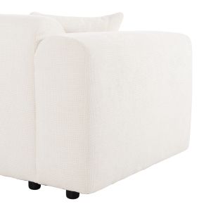 Corner (right) sofa Bricken Hm3275,02r white Damask110-282x98-160x72hcm