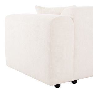 Corner (left) sofa Bricken Hm3275,02l white fabric 110-282x98-160x72hcm