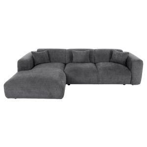 Corner (left) sofa Bricken Hm3275,04l anthracite fabric 110-282x98-160x72hcm