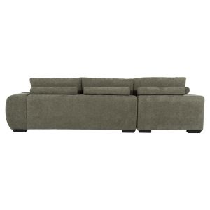 Corner (left) sofa Coven Hm3266,04l green fabric 298x102-208x85hcm