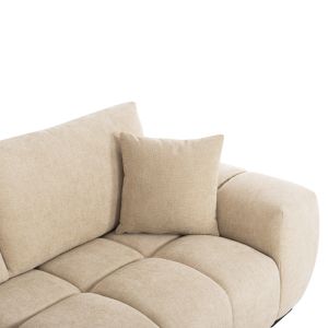 Corner (left) sofa Coven fabric ecru 298x102-208x85hcm Hm3266,01l