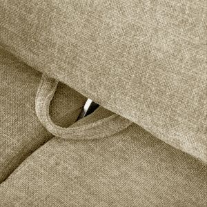 Corner (left) sofa bed Convert ecru fabric 283x188x100hcm, 01l, Hm3268