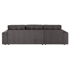 Corner (left) sofa bed with storage space Clancy Hm3281,02l anthracite fabric 308x181x92hcm