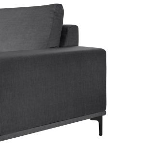 Corner sofa (right) Noa fabric anthracite 288x90-157x67-80hcm, 02r, Hm3278