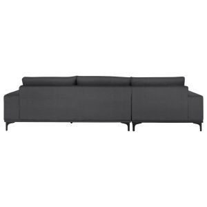 Corner sofa (left) Noa fabric anthracite 288x90-157x67-80hcm, 02l, Hm3278