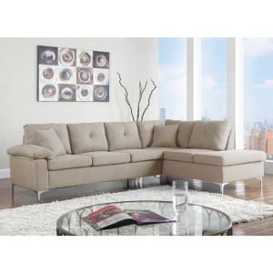 Corner sofa 282x197x90cm Hm3086r beige