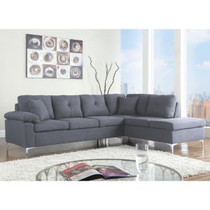 Corner sofa 282x197x90cm Hm3087r gray