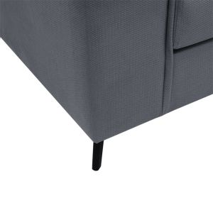 Corner sofa Fabulous reversible fabric in dark gray 240x165x95cm