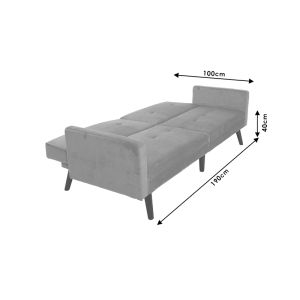 Corner sofa Livia Dream with stool yellow velvet