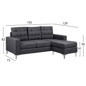 Corner sofa Santino reversible Hm3152,01