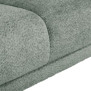 Corner sofa Symmetry mint color - anthracite legs 314x236x90-102hcm Hm3269