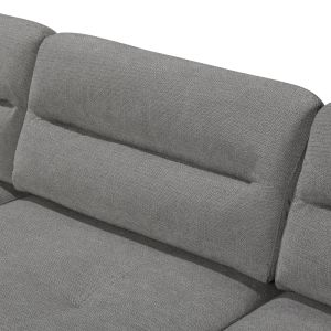 Ъглов диван десен ъглов дамаска Camile тъмно сив 270x174x95см