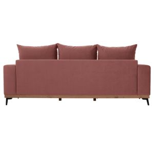 Portofino 2-Piece Corner Sofa with Pink Stain-Resistant Fabric