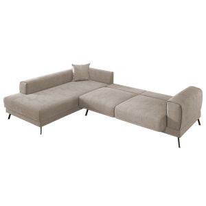 Ъглов разтегателен диван (ляв) Zenora Hm3337.03l бежов плат 303x214x80всм