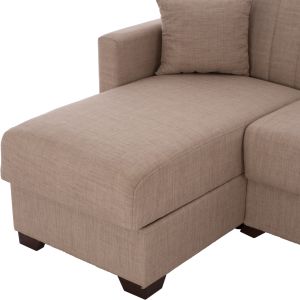 Corner reversible sofa bed in beige Hm3244,04