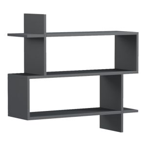 Parallel wall shelf anthracite 70x22x65.5 cm