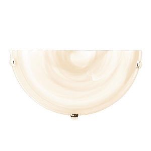 Аплик стъкло 1XΕ27 Max 15W Ø300MM прозрачно-бронзова Arte Illumina Eris