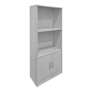 Tekaro bookcase white 60x30x120 cm